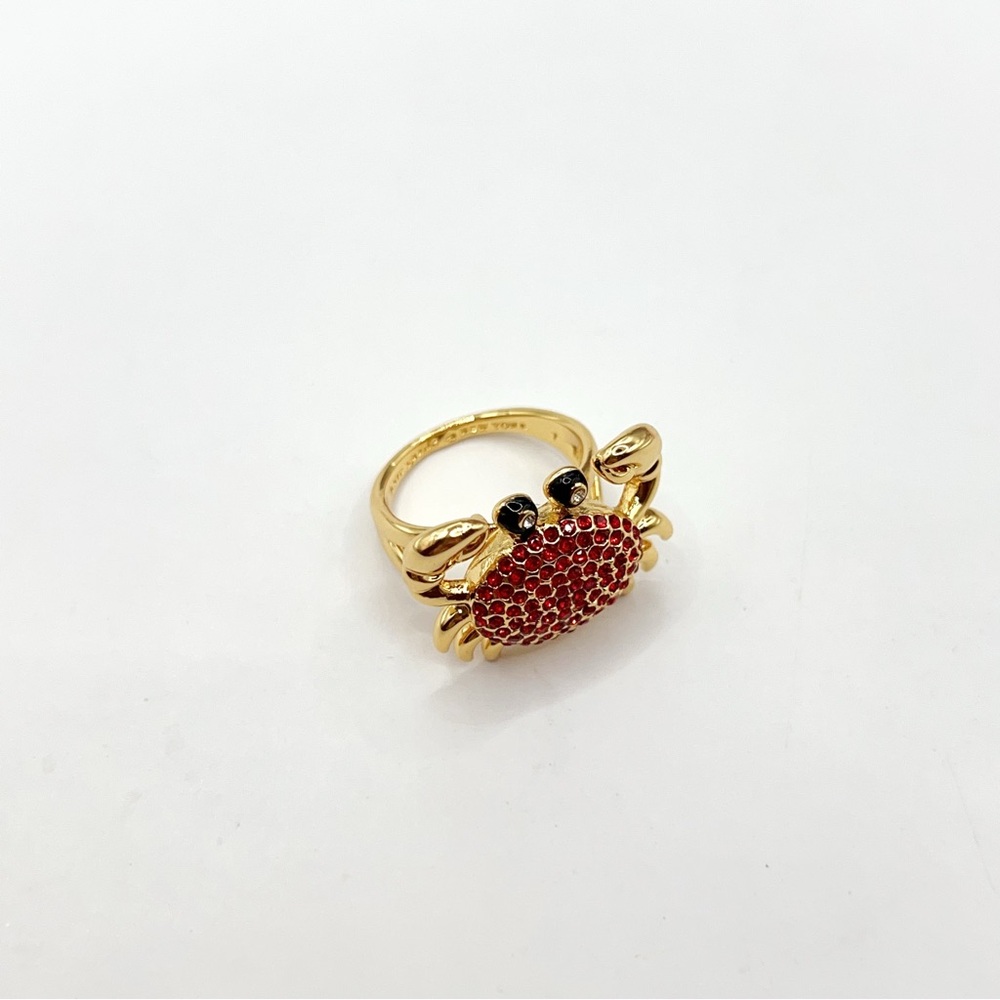 KS702-Kate Spade crab ring size 7